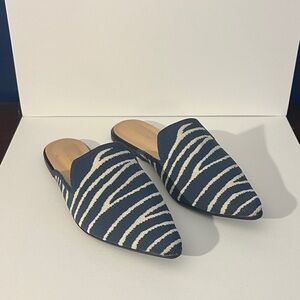 Zebra Print Women's Mules